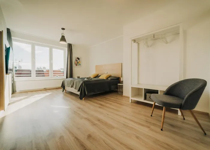Апартаменты Citybeat Apartments, 400m From The Square Пльзень